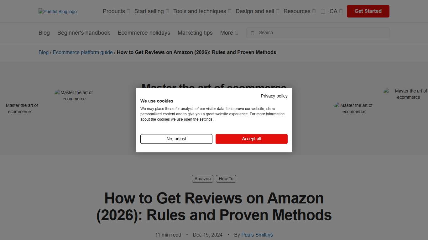 How to Get Reviews on Amazon (2026): Rules and Proven Methods Printful