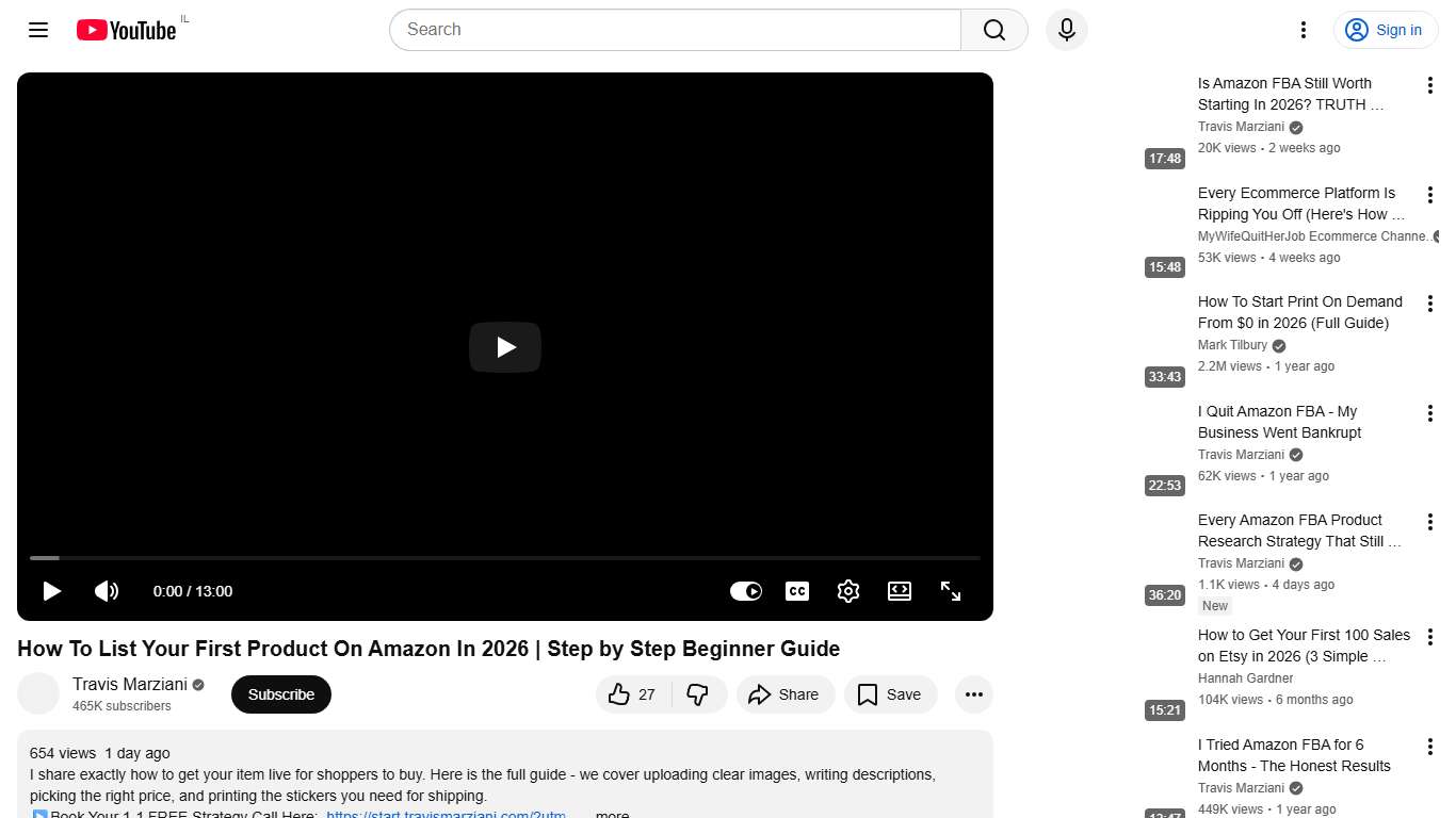 How To List Your First Product On Amazon In 2026 Step by Step Beginner Guide - YouTube